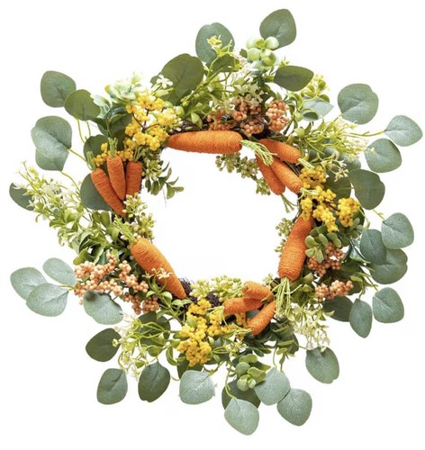 Carrot wreath for front - for, door